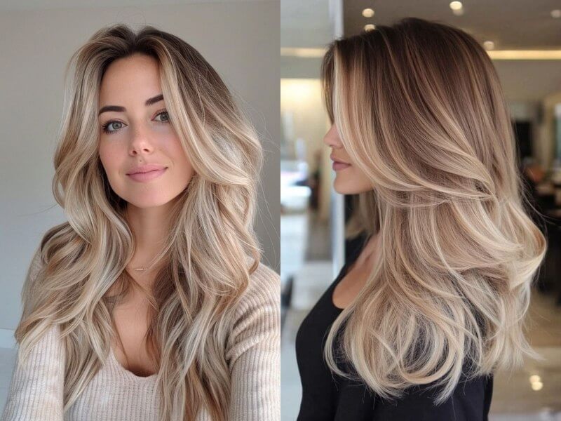 Blonde balayage colors are perfect for those who want a fresh and youthful look