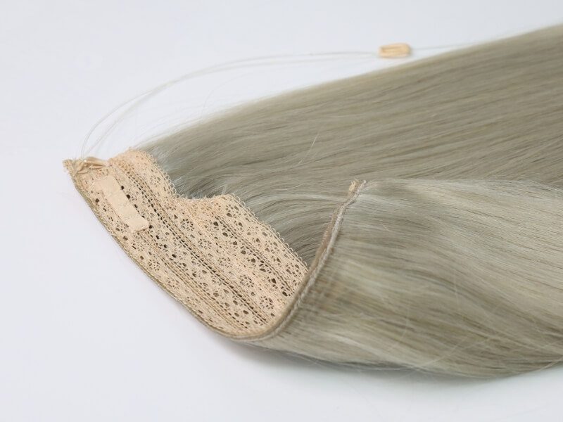 Halo hair extensions offer a completely damage-free alternative