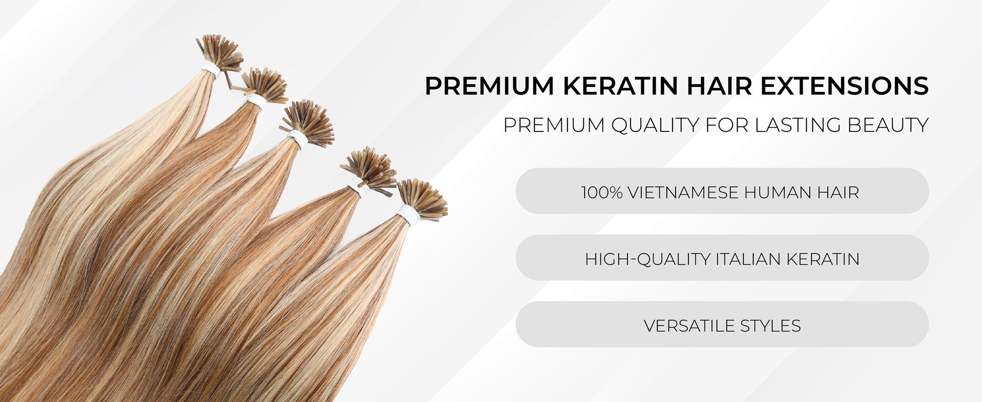 Keratin Hair Extensions - Tab