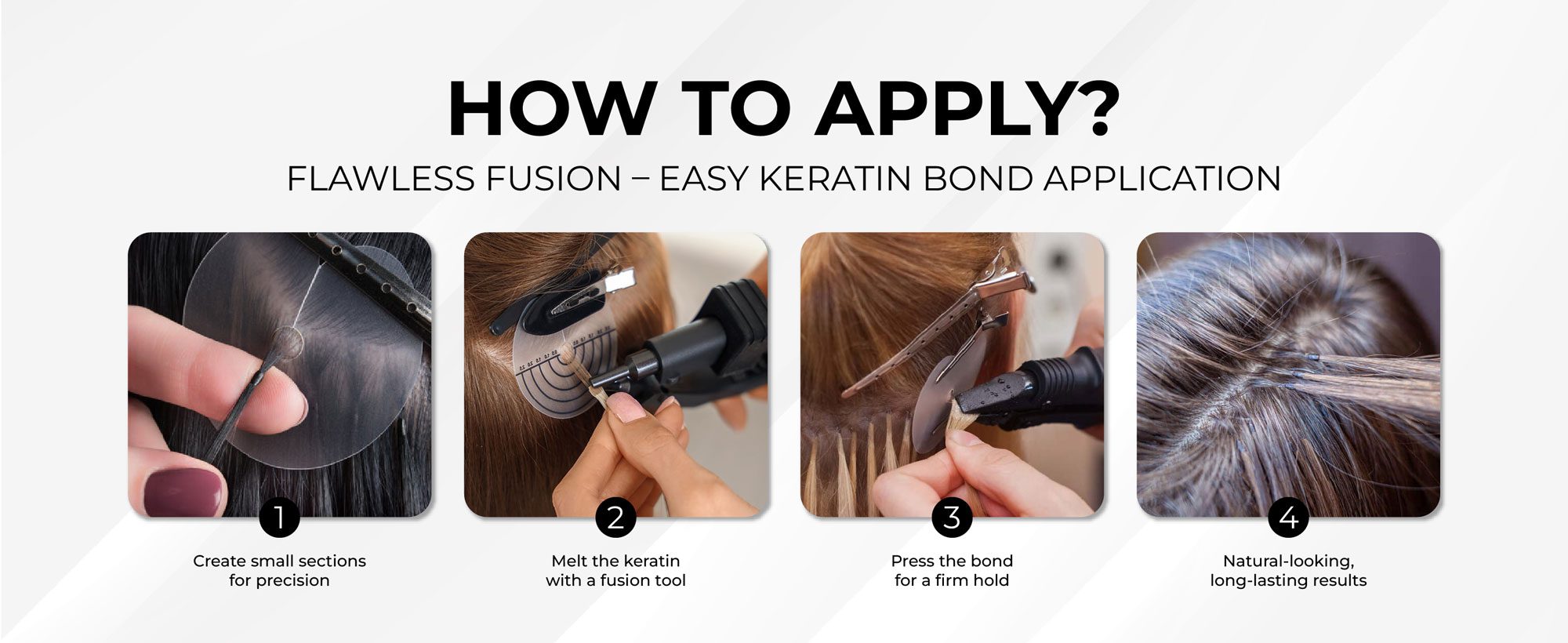 Keratin Hair Extensions - Tab