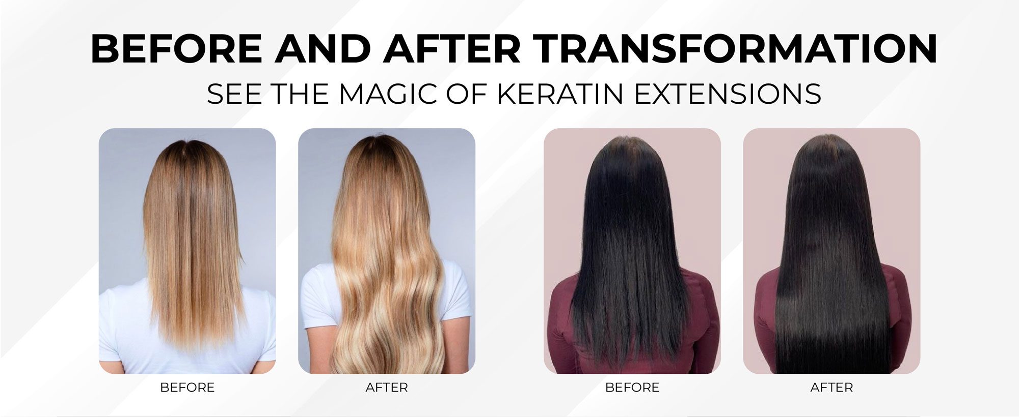 Keratin Hair Extensions - Tab