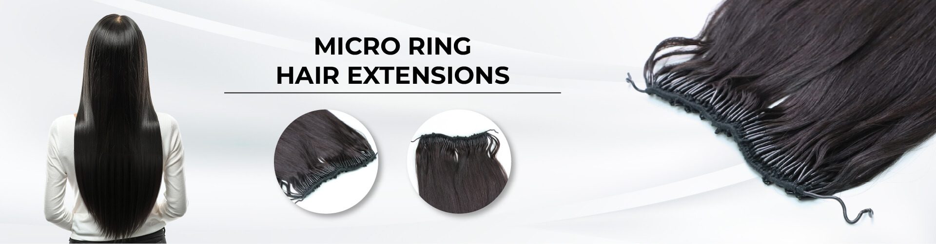 Micro Ring Hair Extensions Category Banner