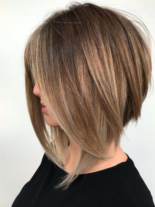 A slightly longer front and shorter back give this style a modern and polished feel