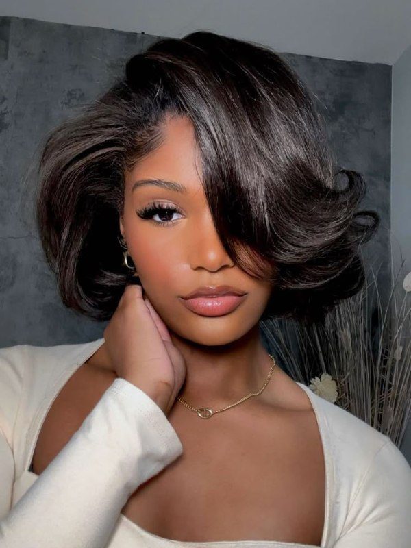 Short and chic, a bob weave is ideal for those who want a low-maintenance but stylish look