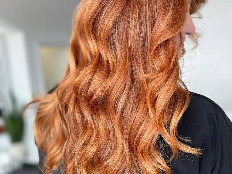 Red hair fades faster, so use color-protecting shampoo to keep your highlights looking fresh