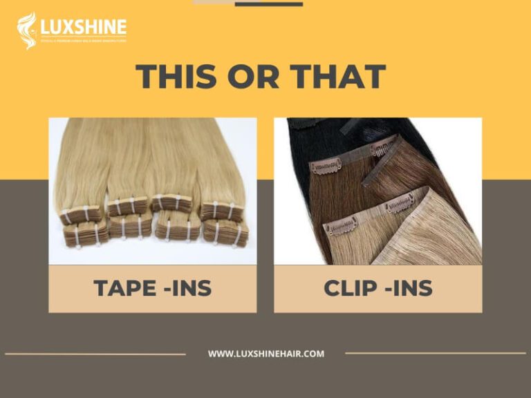 Tape In vs Clip In Hair Extensions