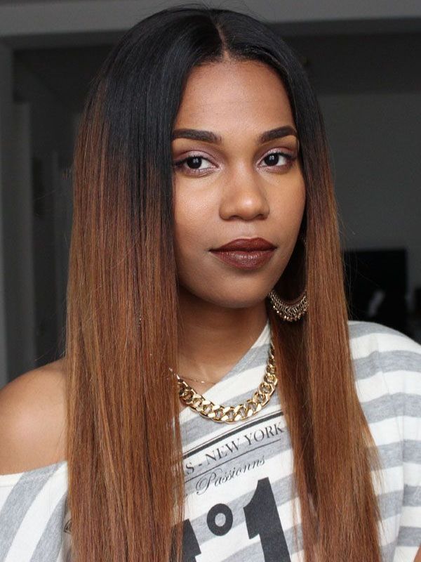 Black Girl Straight Hairstyles 10 - Luxshine Hair Ombre straight hair