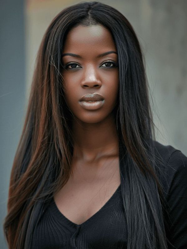 Black Girl Straight Hairstyles 17 - Luxshine Hair Classic Bone Straight Hairstyles for black girl