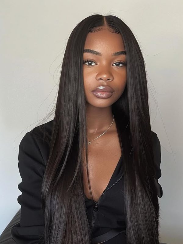 Black Girl Straight Hairstyles 18 - Luxshine Hair Jet black girl straight hairstyles