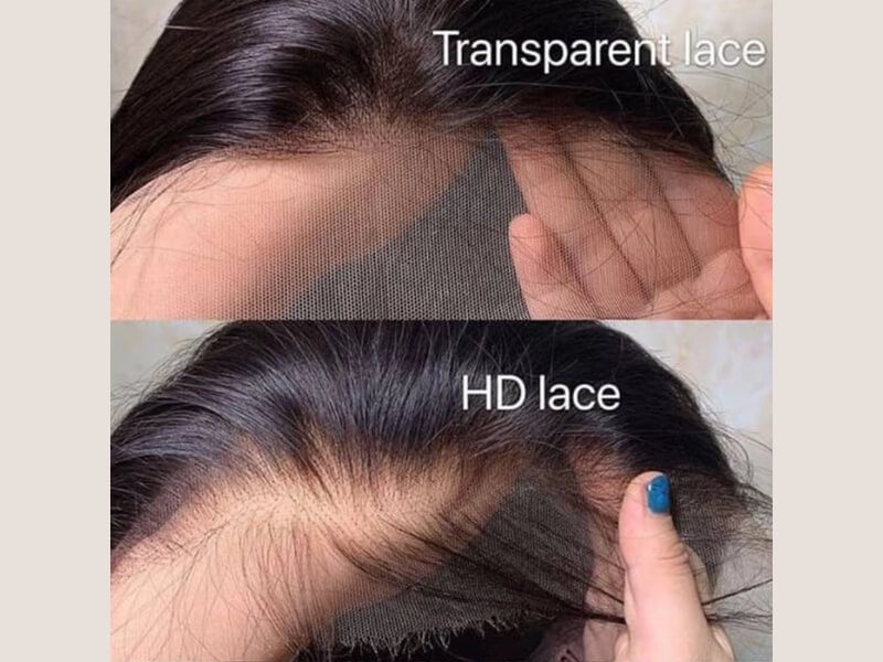 HD vs Transparent Lace 2 - Luxshine Hair Transparent lace vs hd lace