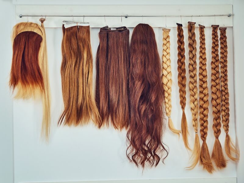 Synthetic vs Human Hair Extensions 4 - Luxshine Hair What is synthetic hair?
