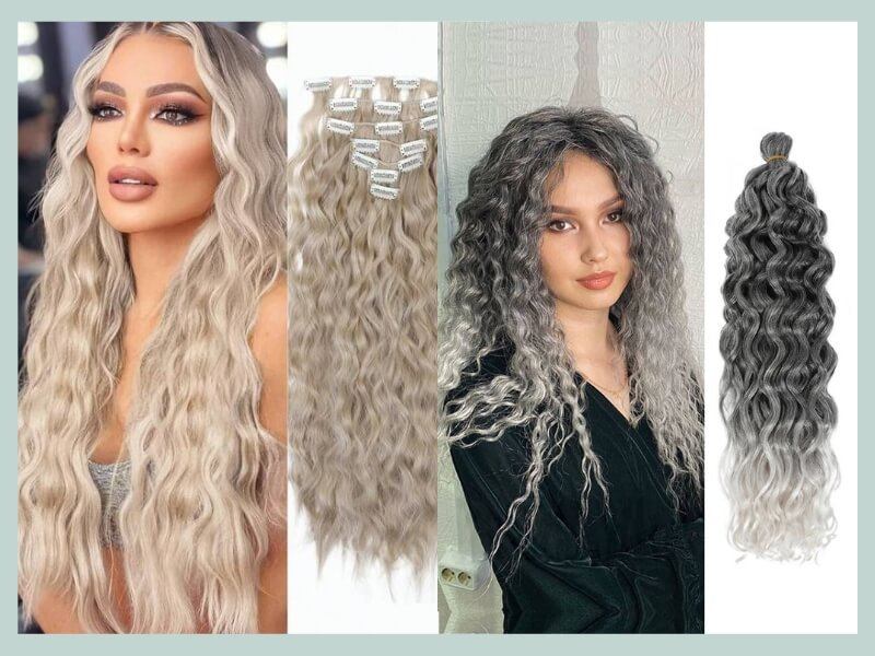 Synthetic vs Human Hair Extensions 5 - Luxshine Hair Pros of synthetic hair extensions