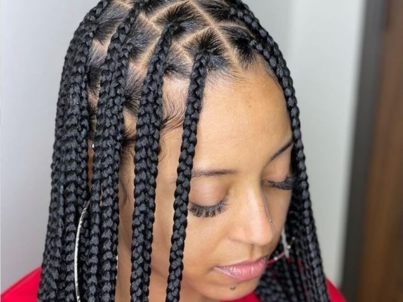 What Are Box Braids 7 - Luxshine Hair Knotless Box Braids