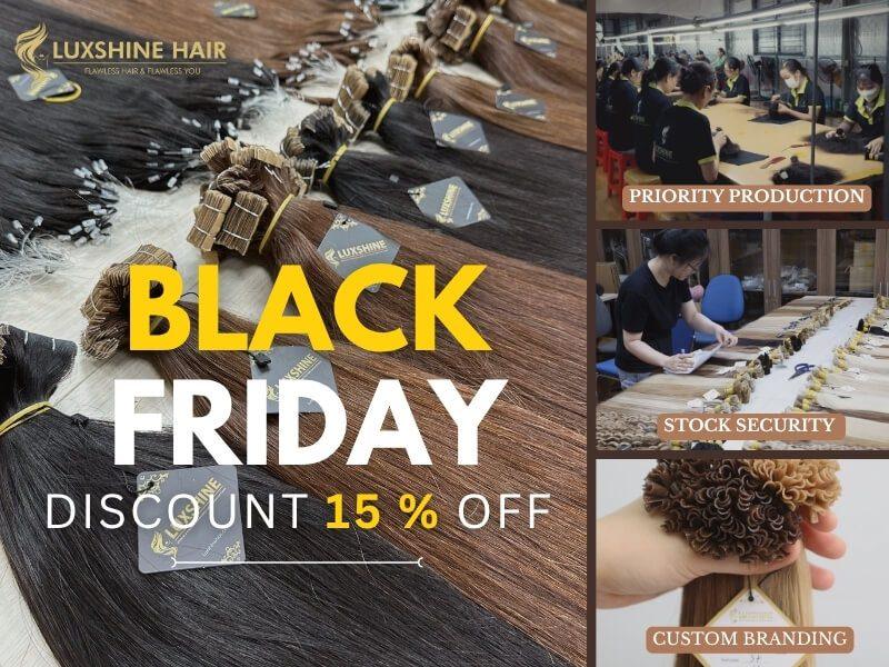Black Friday Offers from Luxshine Hair 2025 1 - Luxshine Hair Our Early Bird Black Friday secures your advantage
