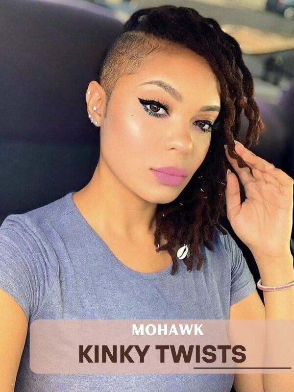Kinky Twist Hairstyles 18 - Luxshine Hair Kinky Twist Mohawk