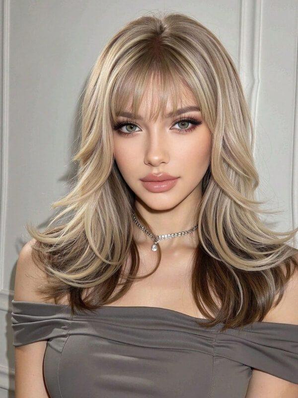 Wig Hair Styles 2025 17 - Luxshine Hair Ombre Colored Wig