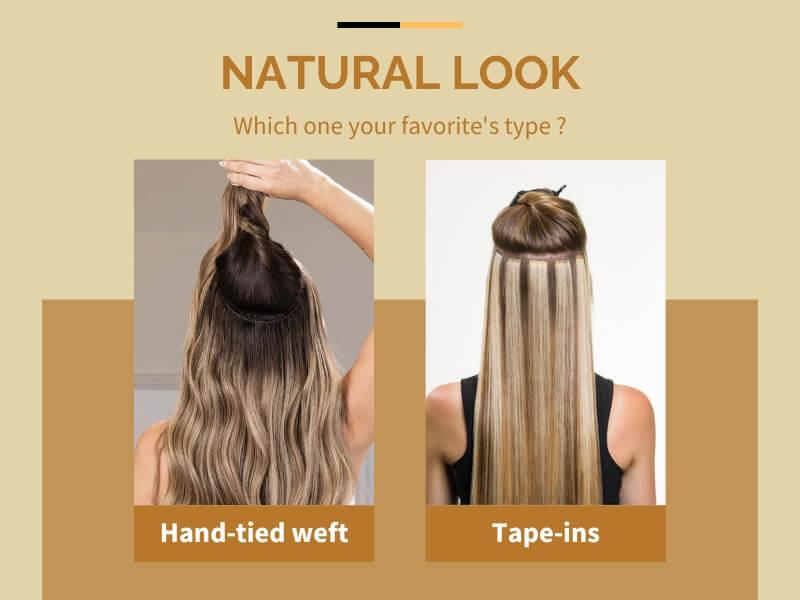 Hand Tied vs Tape In Extensions 10 02 2026 2 - Luxshine Hair Seamless blending and styling versatility with high-quality extensions.
