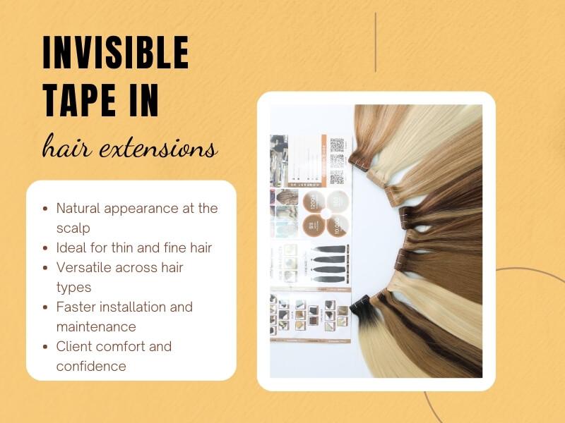 Why Is Invisible Tape In Hair Extensions Popular Today?