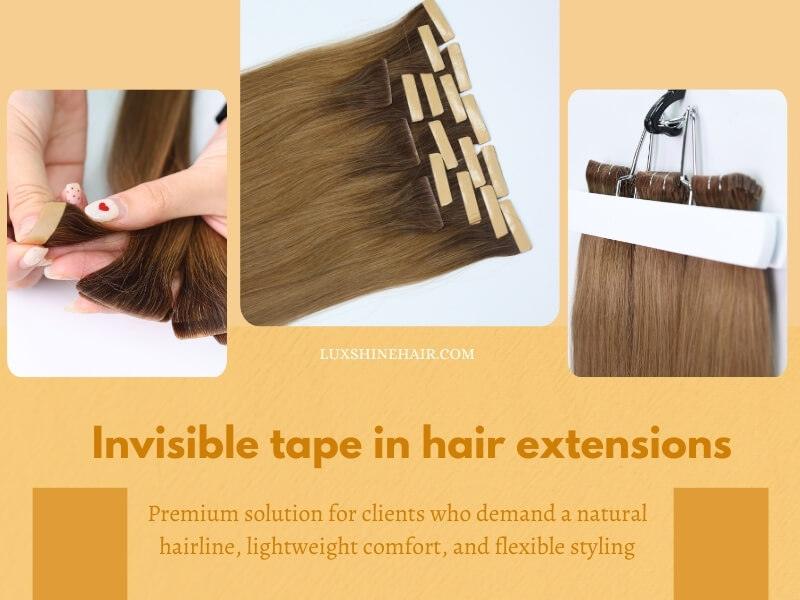 What are Invisible Tape In Hair Extensions?