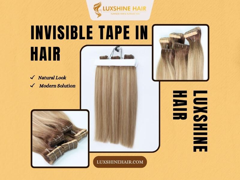 Invisible Tape In Hair Extensions
