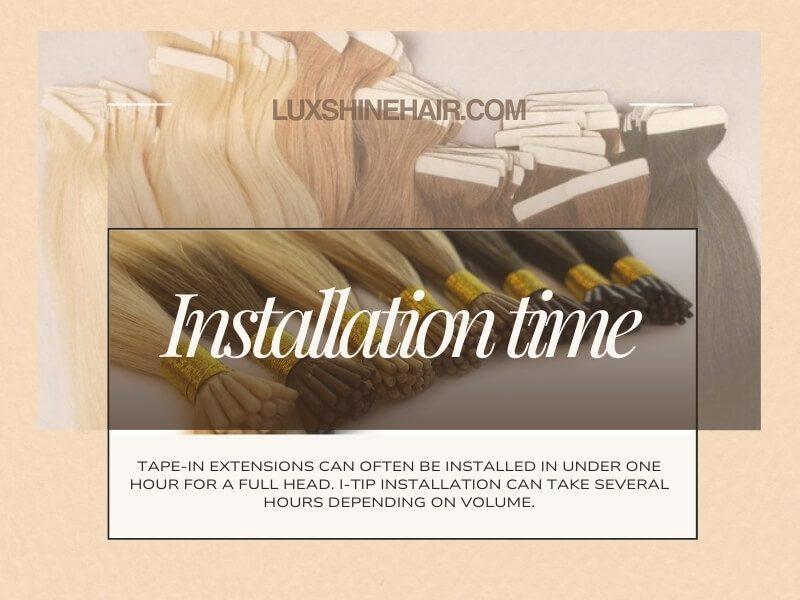 Tape In vs I Tip Extensions 04 02 2026 8 - Luxshine Hair Busy salons prefer tape-in for walk-in clients
