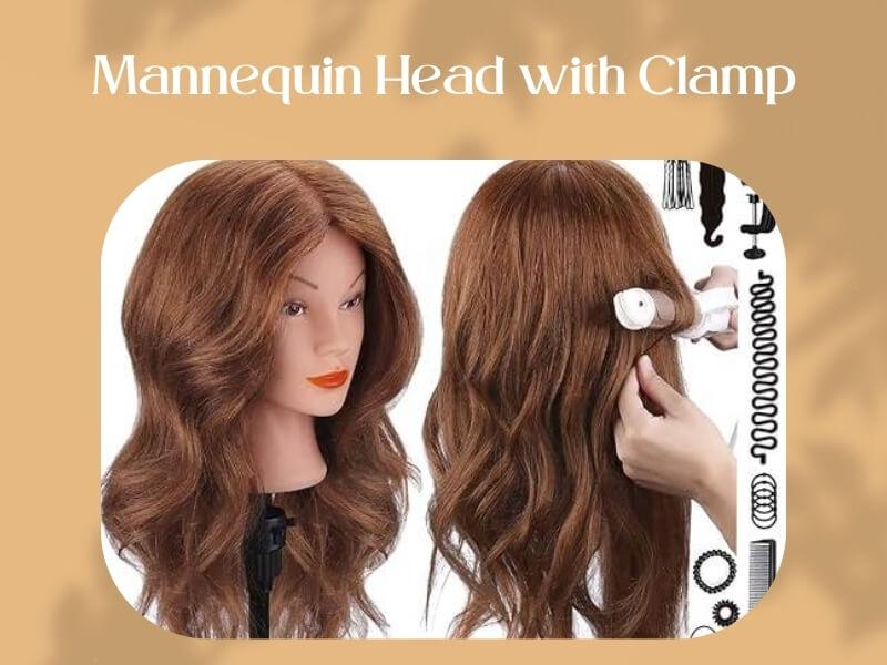 Mannequin Head with Clamp