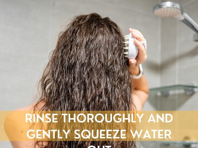 How to Wash ITip Hair Extensions 05 03 2026 4 - Luxshine Hair Rinse with warm water, again from top to bottom
