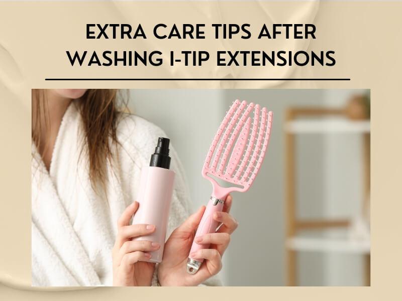How to Wash ITip Hair Extensions 05 03 2026 8 - Luxshine Hair After washing I-tip hair extensions