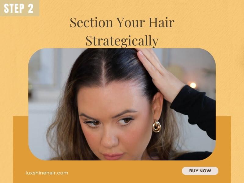 How to Wear a Wig With Long Hair 12 03 2026 3 - Luxshine Hair Section Your Hair Strategically