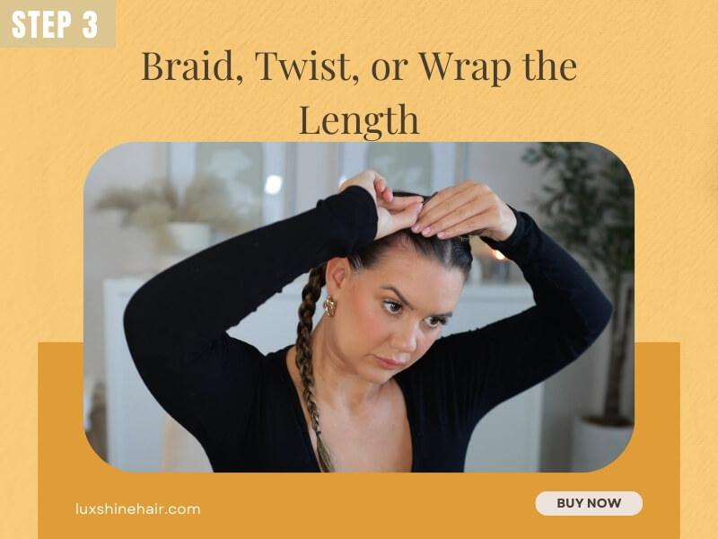 How to Wear a Wig With Long Hair 12 03 2026 9 - Luxshine Hair Braid, Twist, or Wrap the Length