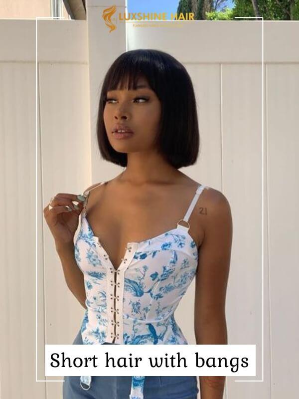 A little fringe goes a long way in making your features pop.