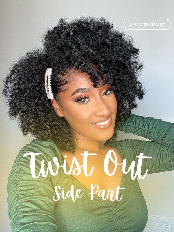 Sometimes, a simple change in your hair part is all you need for a fresh vibe