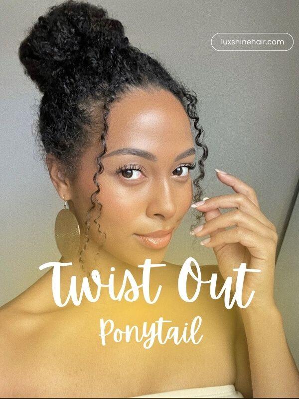 Forget basic ponytails; this voluminous version is a total head-turner