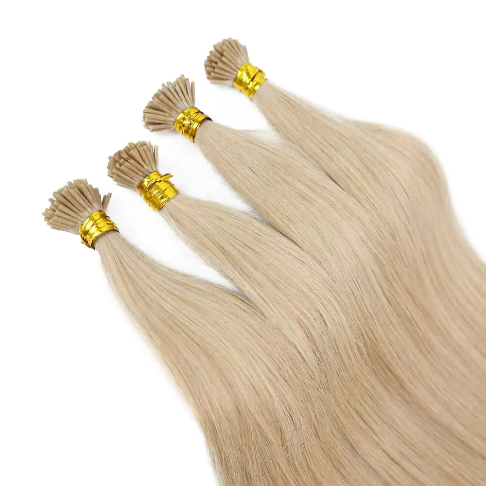 I-Tip Extensions Light Brown Natural Straight