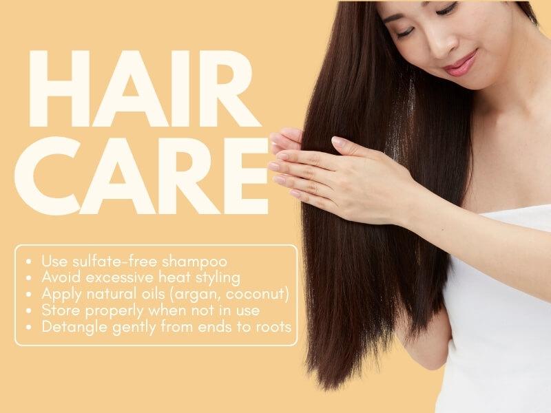 Simple maintenance to keep your hair looking new for years