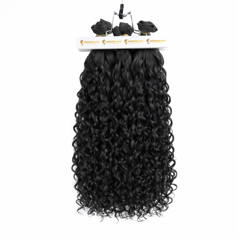 Butterfly Weft Hair Extensions Romantic Curly 14 05 2026 1 - Luxshine Hair Butterfly Weft Hair Extensions Natural Color Romantic Curly