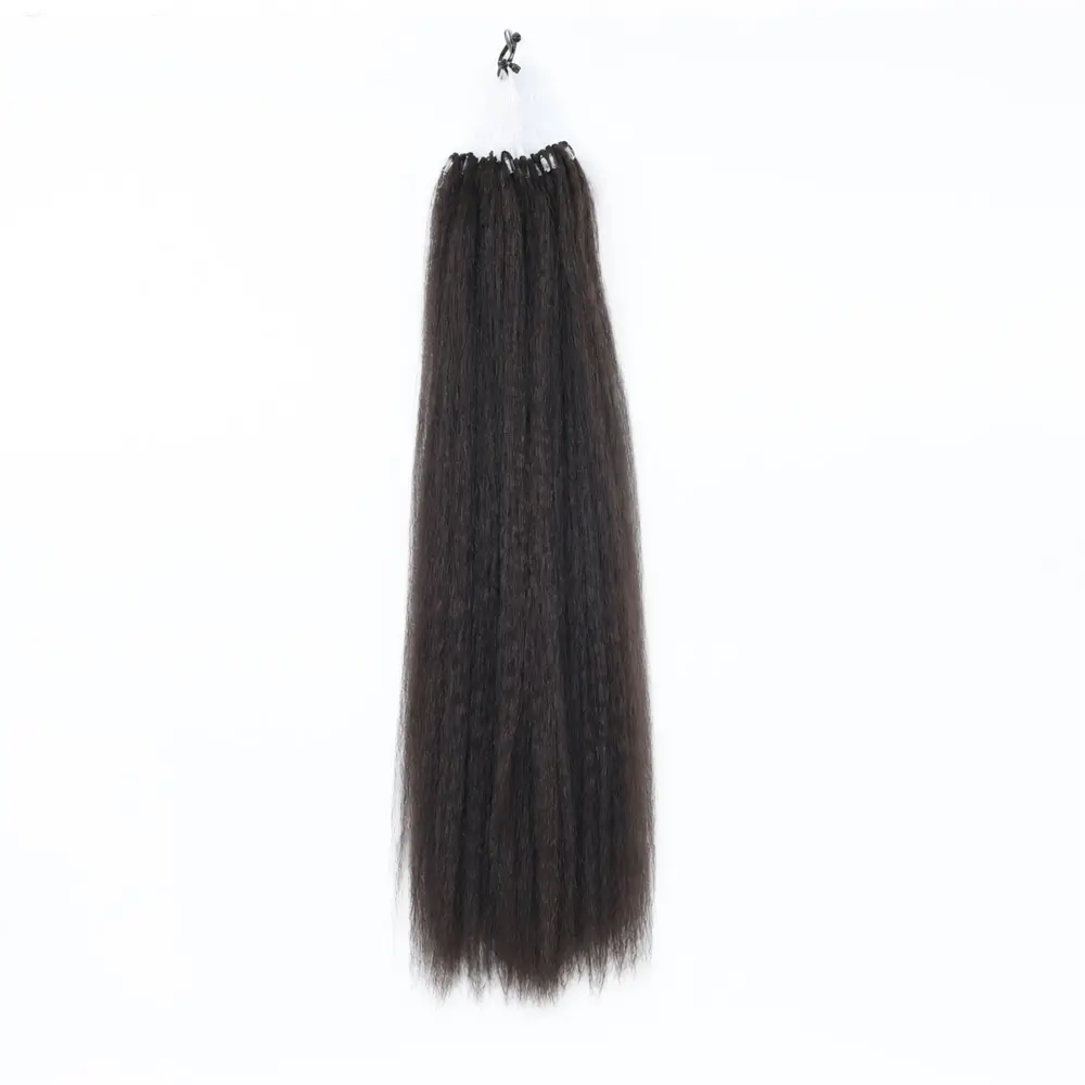 Feather Weft Hair Extensions Yaki Straight 21 05 2026 1 - Luxshine Hair Feather Weft Hair Extensions Natural Color Yaki Straight