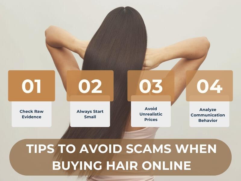Tips to Avoid Scams When Buying Hair Online