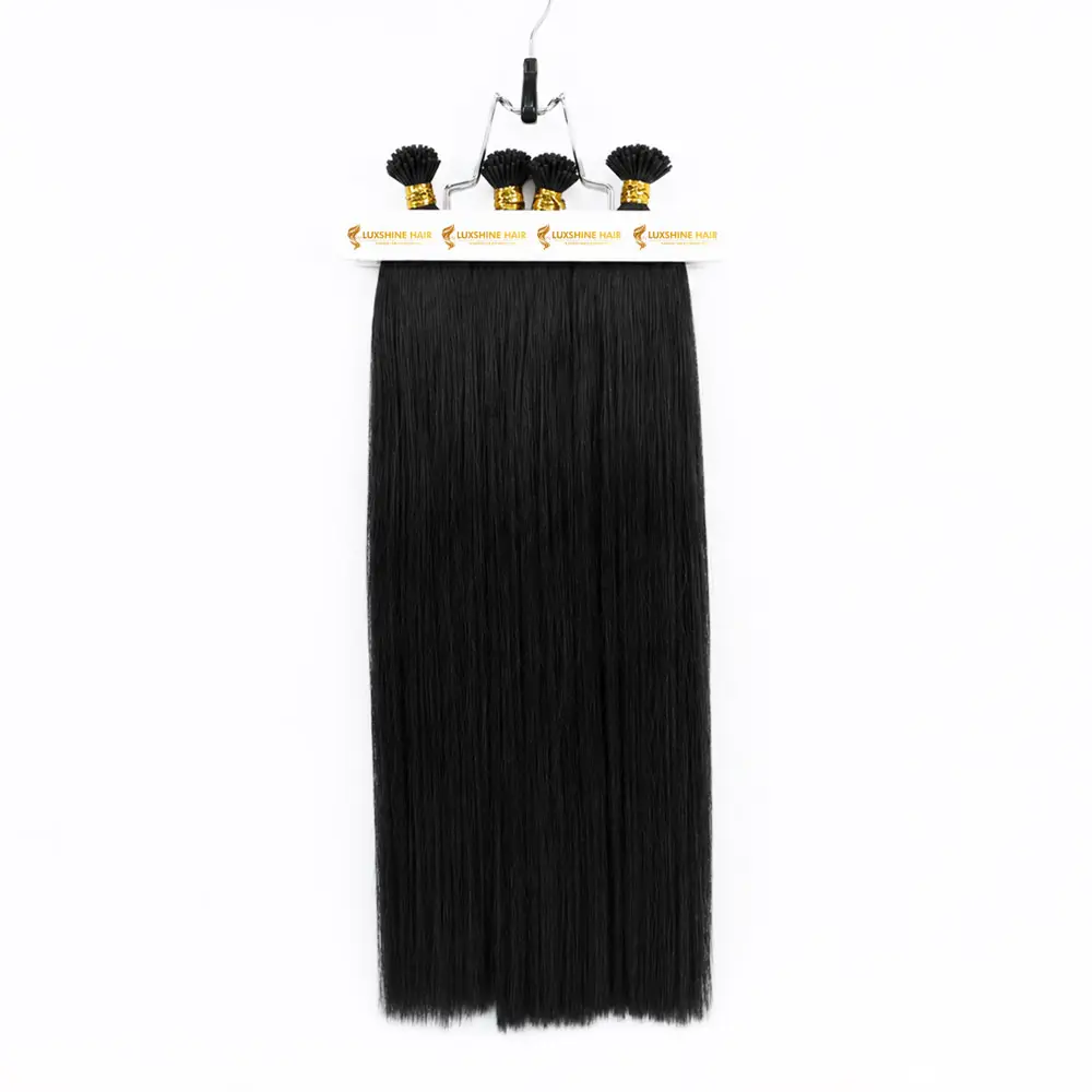 I-Tip Extensions Natural Color Natural Straight