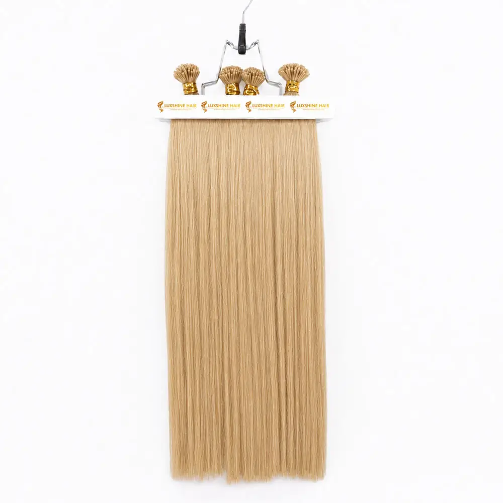 I-Tip Extensions Light Blonde Natural Straight