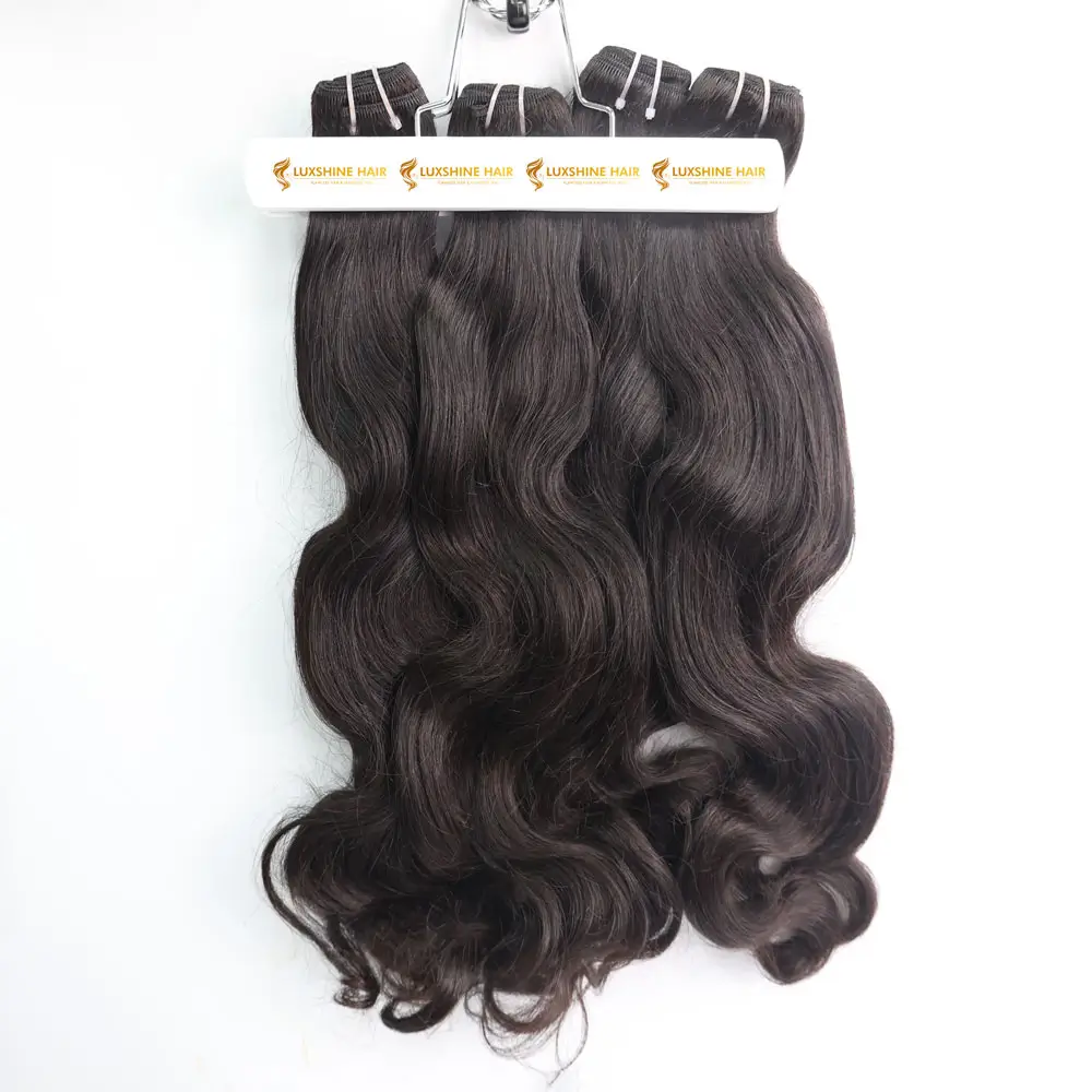Machine Weft Hair Extensions Water Body Wavy 18 05 2026 1 - Luxshine Hair Machine Weft Hair Extensions Natural Color Water Body Wavy
