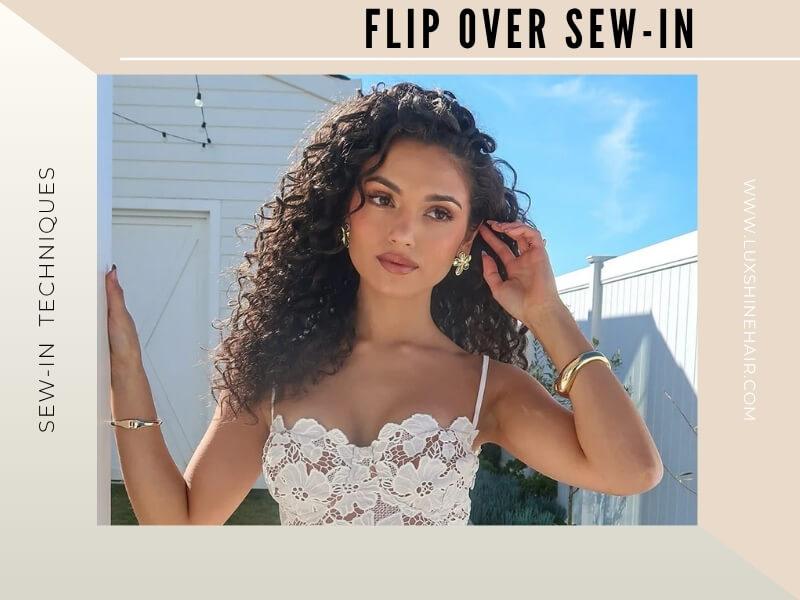 Flip Over Sew-In focuses on styling freedom