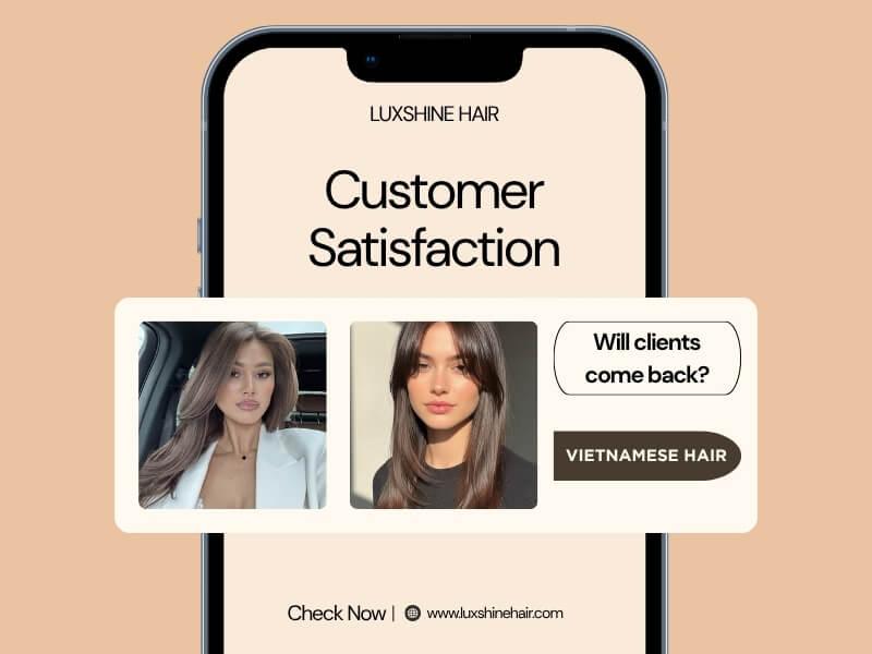 Vietnamese Hair vs Brazilian Hair 25 06 2026 8 - Luxshine Hair Customer satisfaction feedback determines long-term profitability