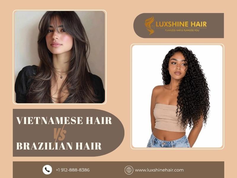 Vietnamese Hair vs Brazilian Hair: An Expert Comparison for Hair Businesses
