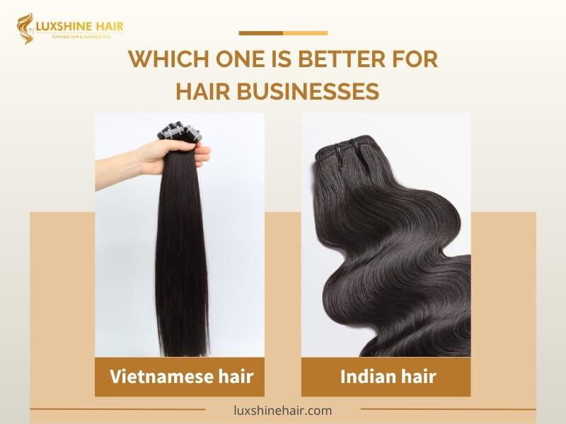 Vietnamese Hair vs Indian Hair: Complete Comparison for Hair Vendors