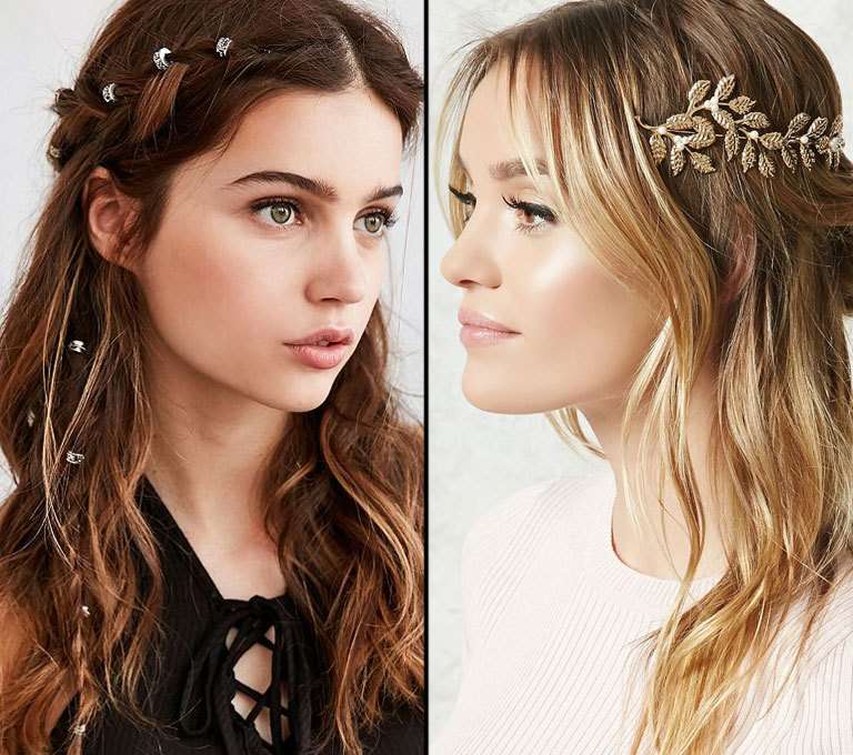 Hairstyles with accessories