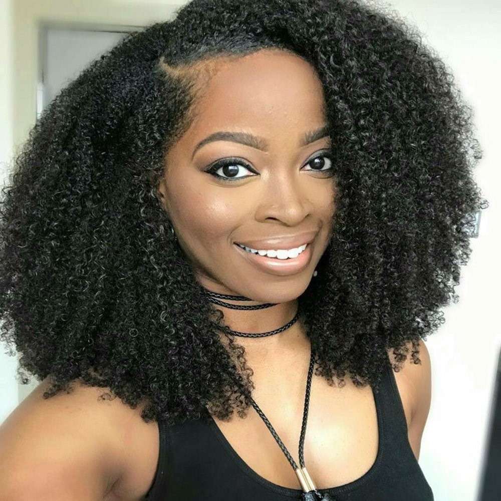Afro kinky curly short hair wigs