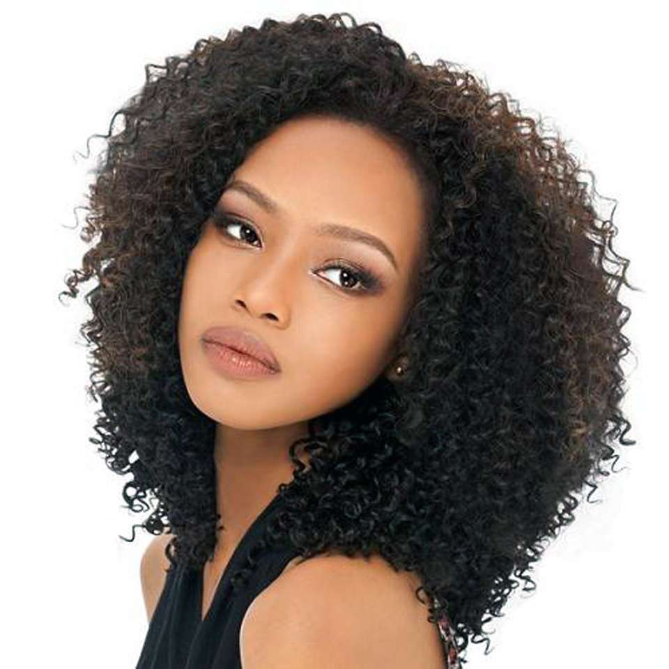 Afro textured hairstyle