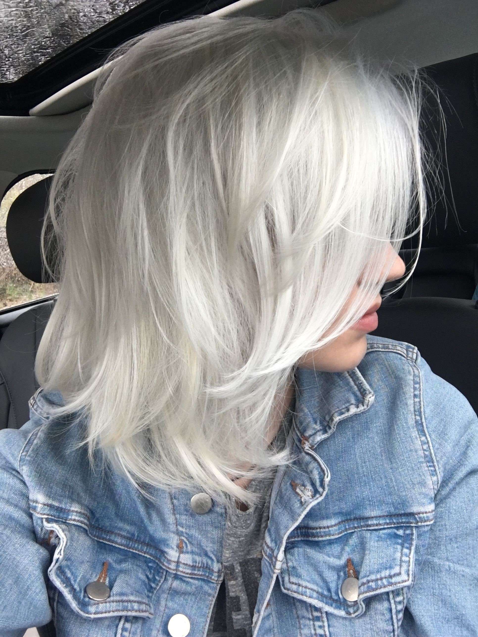 Beautiful Platinum grey hair