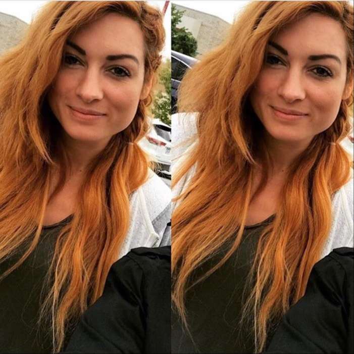 Becky Lynch Beautiful without heavy makeup